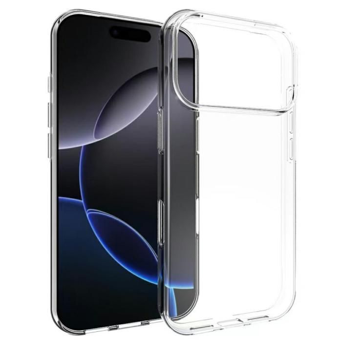 Transparent Silikonskal – iPhone 16 Pro / Pro Max / Plus