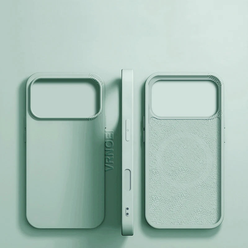 Magnetiskt Skyddsskal med Mjuk Insida (MagSafe) – iPhone 11–17