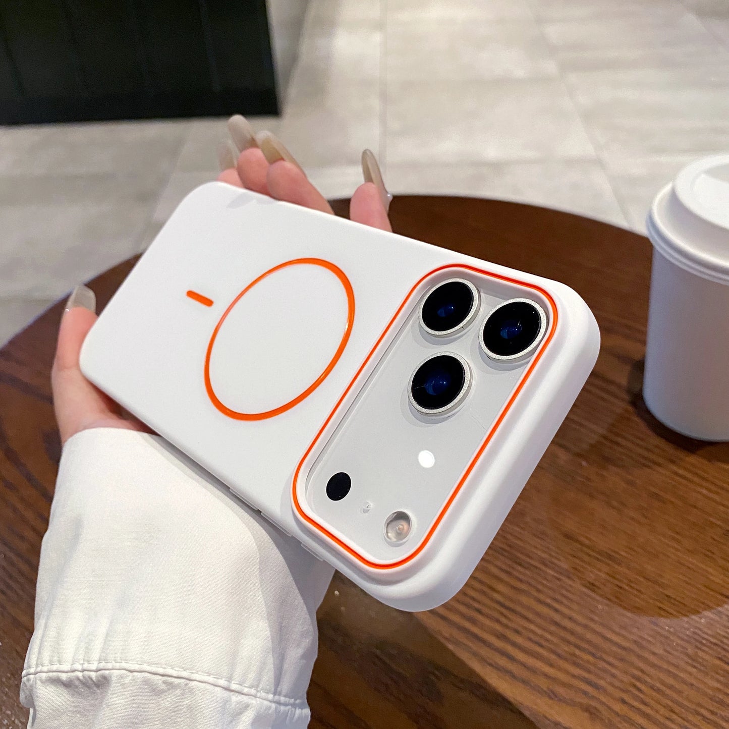 Magnetiskt Matt Silikonskal (MagSafe) – iPhone 11–17 Serien