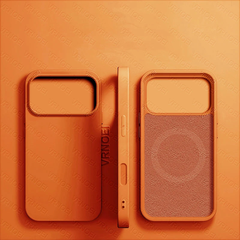 Magnetiskt Skyddsskal med Mjuk Insida (MagSafe) – iPhone 11–17