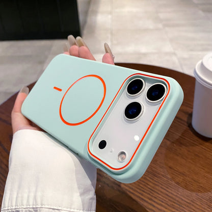 Magnetiskt Matt Silikonskal (MagSafe) – iPhone 11–17 Serien