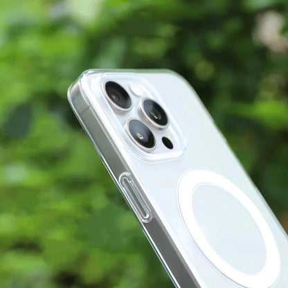 Magnetiskt Transparent Skal (Hård PC) – iPhone 13–17 Serien