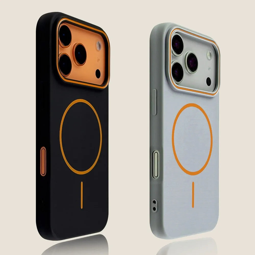 Magnetiskt Matt Silikonskal (MagSafe) – iPhone 11–17 Serien